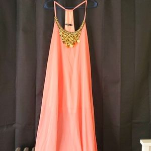 Coral dress